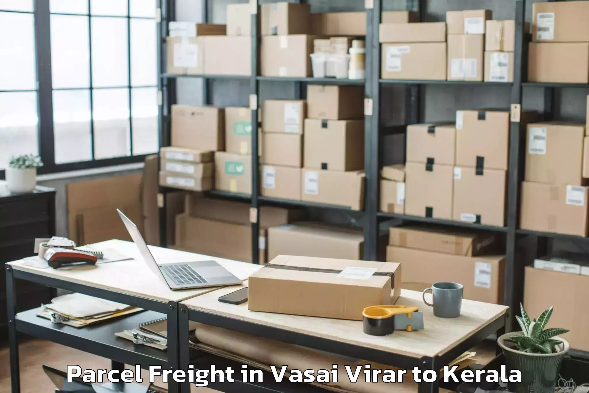 Easy Vasai Virar to Marayoor Parcel Freight Booking